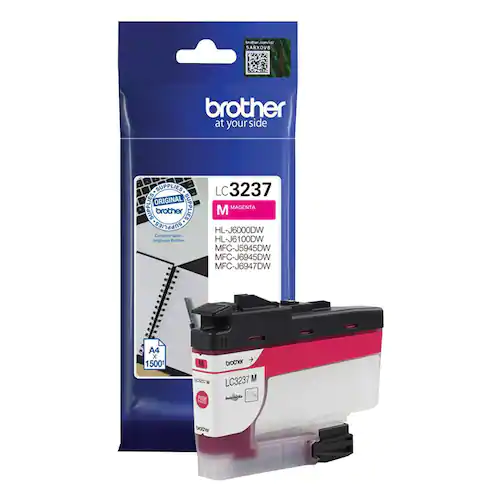 Brother Bläckpatron LC3237M Magenta