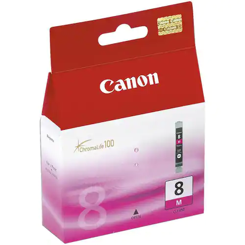 Canon Bläckpatron, PIXMA CLI-8 PM, 0625B001, ChromaLife100, fotomagenta, singelförpackning
