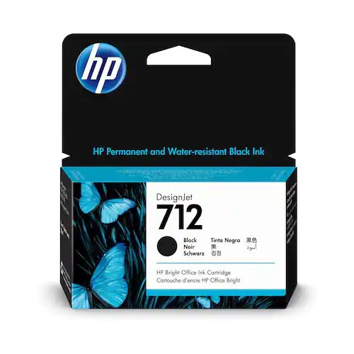 HP Bläckpatron 3ED70A 712 Svart