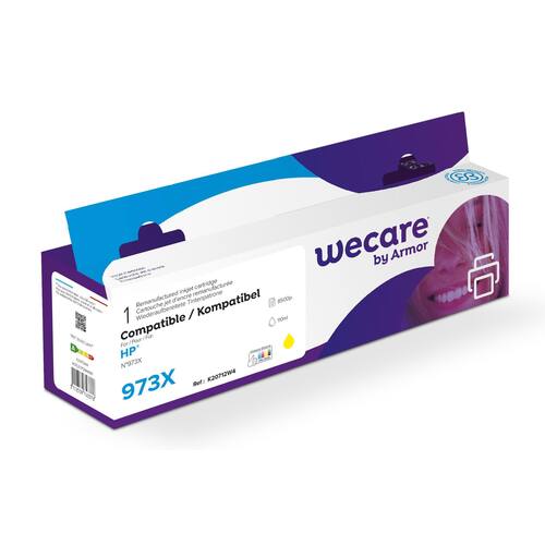 Wecare Bläckpatron 973X gul