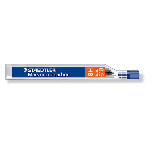 Staedtler Mars Stift till mekanisk stiftpenna, Mars Micro Carbon, 0,9 mm HB-stift