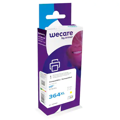 Wecare Bläckpatron 364XL gul