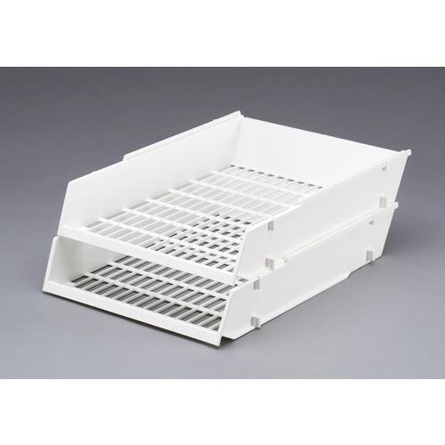 Durable Brevkorg, ECONOMY, polystyren, 66 x 263 x 358 mm, vit