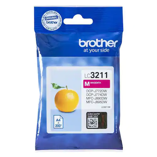 Brother Bläckpatron LC3211 Magenta