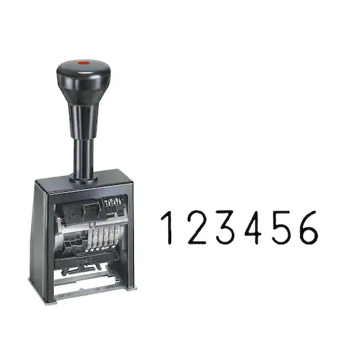 REINER Stämpel Paginering B6K 4,5mm