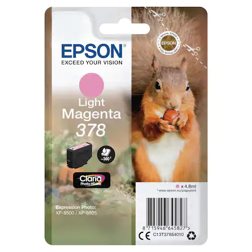 Epson Bläckpatron C13T37864010 Ljus Magenta