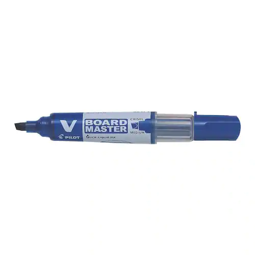 Pilot Begreen Whiteboardpenna Begreen V-Board Master, snedskuren spets på 6,0 mm, blå