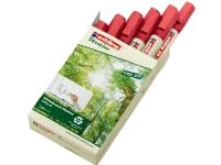 Whiteboardmarker edding 29 EcoLine rød 1-5mm skrå spids - (10 stk.)