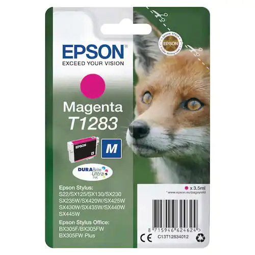 Epson Bläckpatron C13T12834012 Magenta