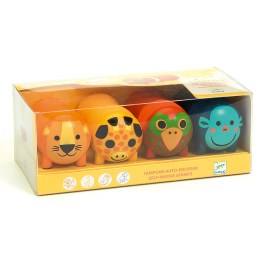 Djeco - Stämplar - For Little Ones - Safari Animals