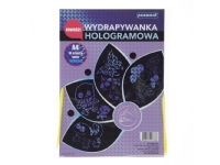Hologram scrapbook A4 (10 sheets) blue + 2 styluses
