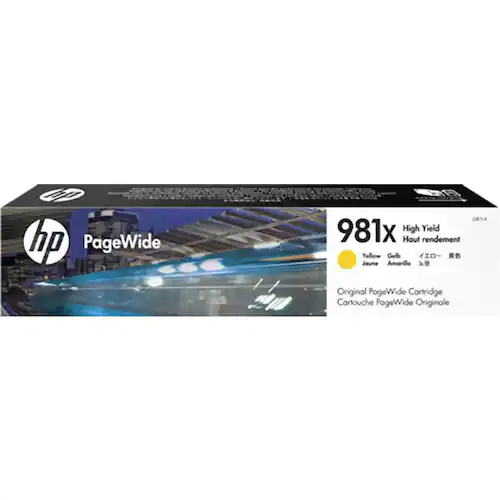 HP Bläckpatron, 981X, L0R11A, gul, singelförpackning, hög kapacitet