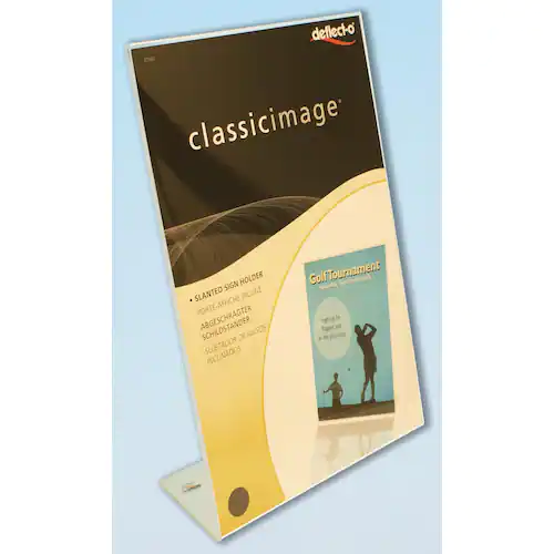deflecto® Informationsställ A3 lutande