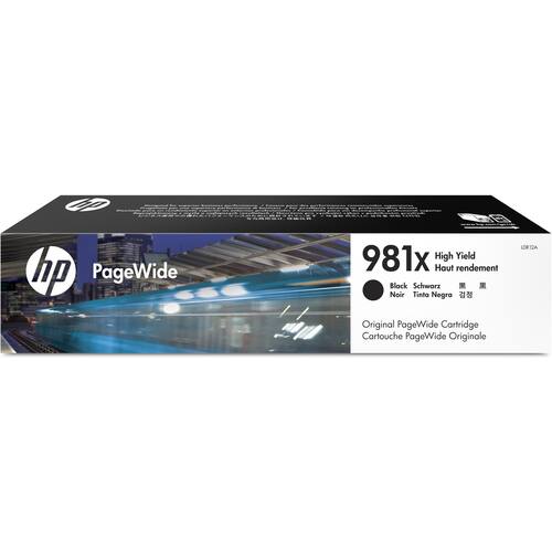 HP Bläckpatron, 981X, L0R12A, svart, singelförpackning, hög kapacitet