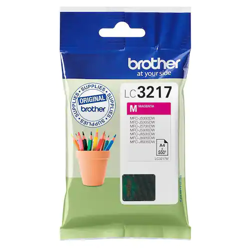 Brother Bläckpatron LC3217M Magenta