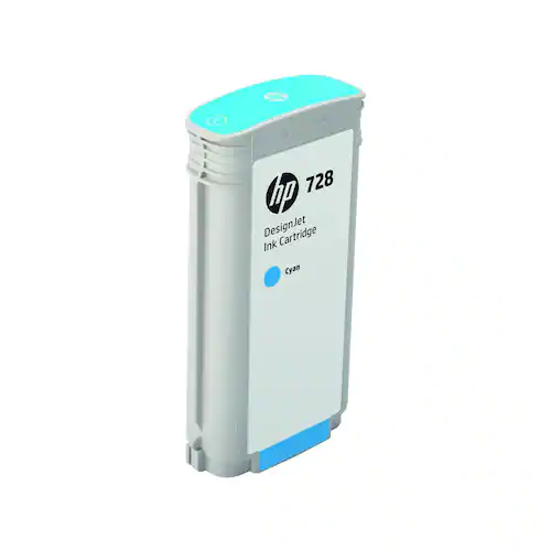 HP Bläckpatron F9J67A 728 Cyan
