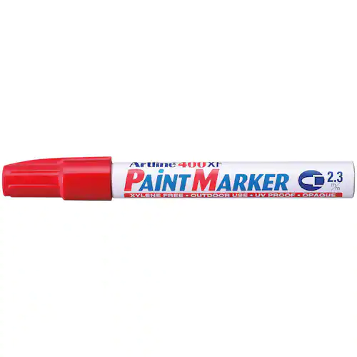 Artline Märkpenna Rund 400XF Paint röd