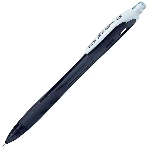Pilot Begreen Stiftpenna, Rexgrip Begreen, 2B-, HB-stift, pennkropp med greppzon, svart