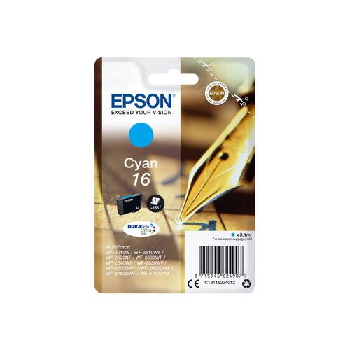 Epson Bläckpatron C13T16224012 Cyan