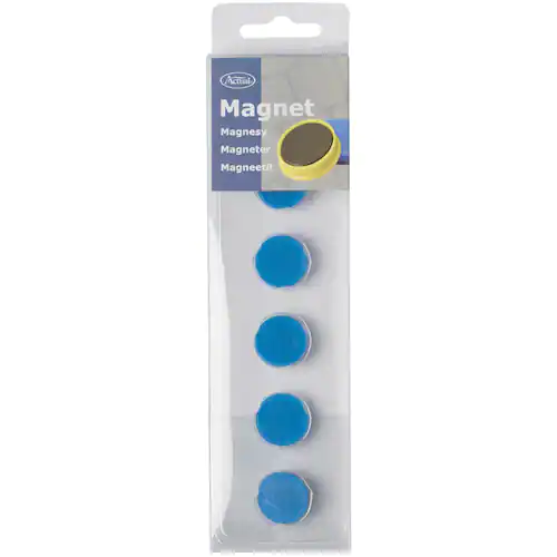 Actual Magnetknappar 20mm 6/FP blå
