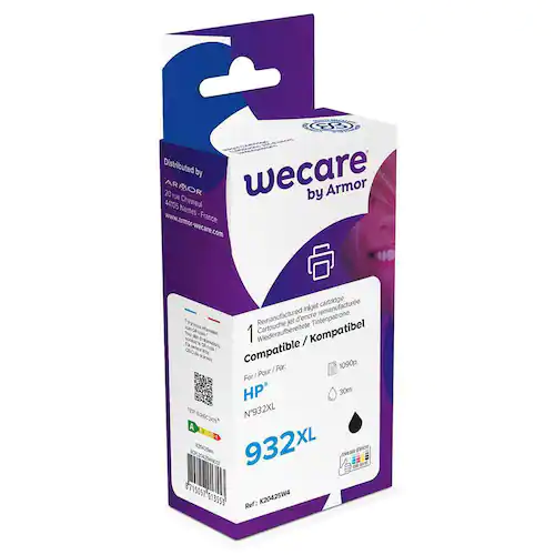 Wecare Bläckpatron 932XL svart