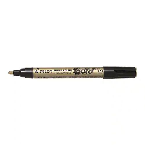 Pilot Märkpenna Super Color, 4,5 mm, guld