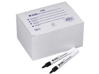 Whiteboardmarkers drywipe icon svart (100 st)