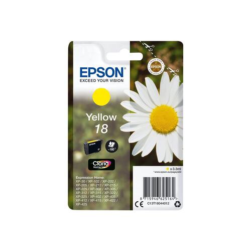 Epson Bläckpatron C13T18044012 Gul