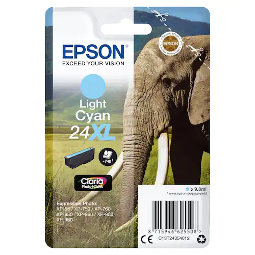 Epson Bläckpatron C13T24354012 ljus Cyan