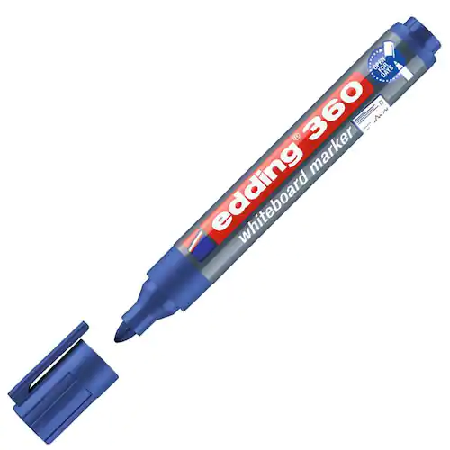 edding Whiteboardpenna 360, 1,5–3 mm, blå