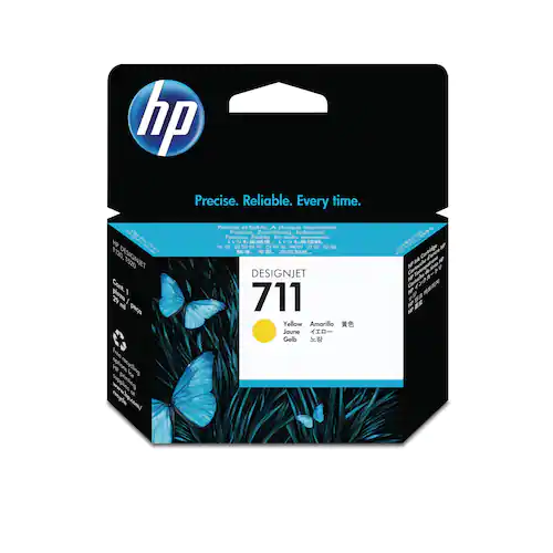HP Bläckpatron CZ132A 711 Gul