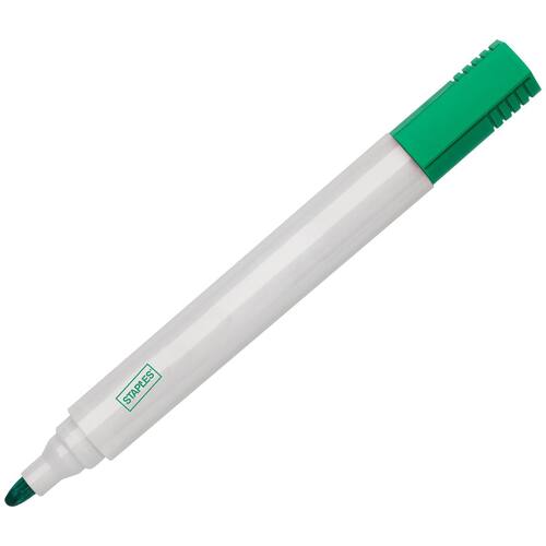 Staples Whiteboardpenna, Remarx™, icke-permanent bläck, 1-2 mm, grön