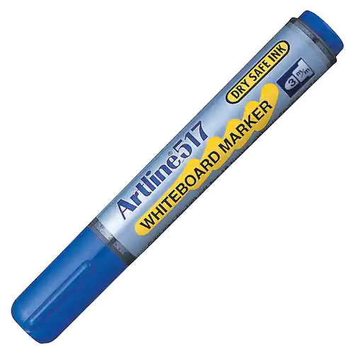 Artline Whiteboardpenna Rund 517 blå
