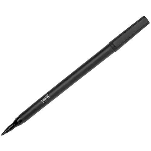 Staples Märkpenna DuraMark™ permanent, resistenta mot ultraviolett strålning, 1 mm, svart