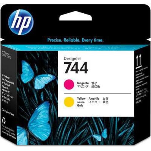 HP Bläckpatron F9J87A 744 Magenta/Gul
