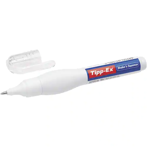 Tipp-Ex Korrigeringspenna Shake'n Squeeze, 8 ml, vit