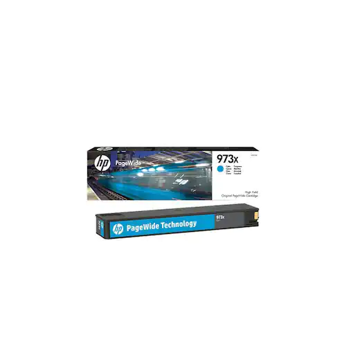 HP PageWide 973X bläckpatron, cyan, singelförpackning, hög kapacitet