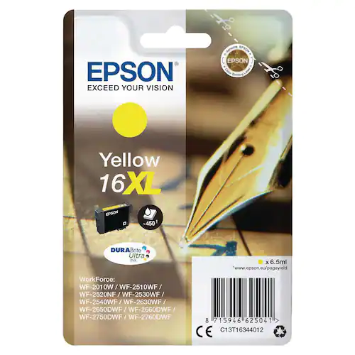 Epson Bläckpatron C13T16344012 Gul