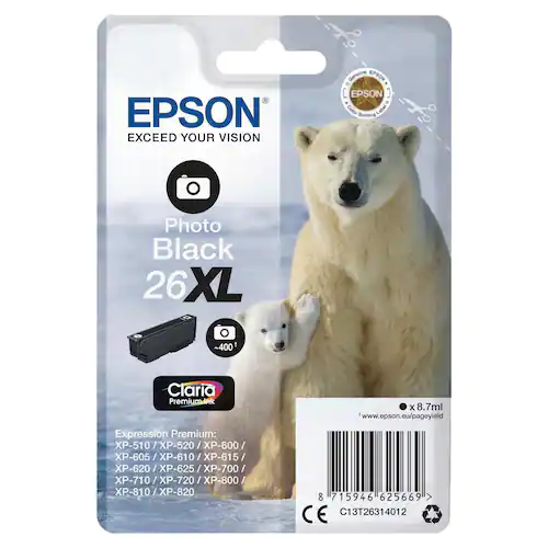 Epson Bläckpatron C13T26314012 fotoSvart