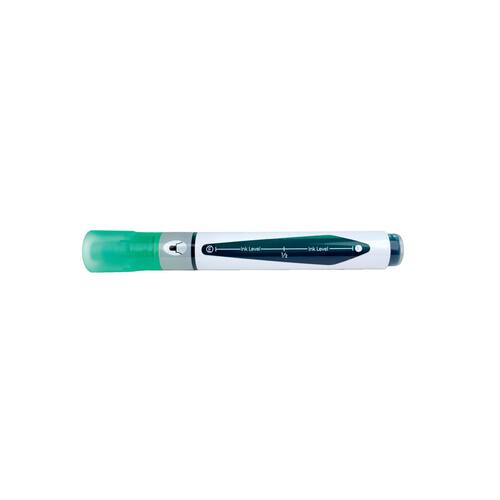 Nobo Whiteboardpenna Liquid rund spets grön