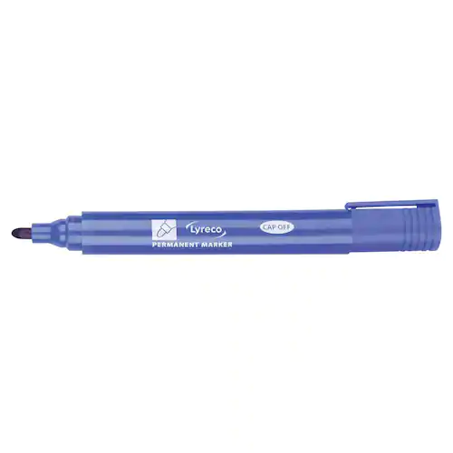 Lyreco Märkpenna 1,5mm rund blå