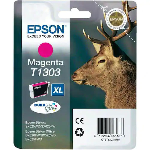 Epson Bläckpatron C13T13034012 Magenta