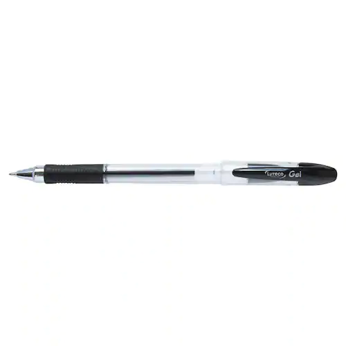 Lyreco PREMIUM Gelpenna grip 0,7mm svart