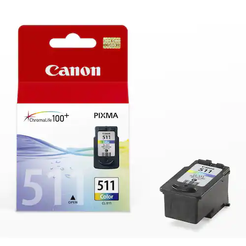 Canon Bläckpatron PIXMA CL-511, 2972B001, ChromaLife100+-bläck, tre färger, singelförpackning