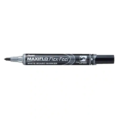 Pentel Whiteboardpenna Maxiflo Flex svart