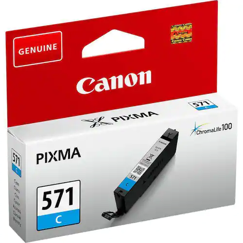 Canon Bläckpatron CLI-571C (0386C001), cyan, singelpack, standardkapacitet