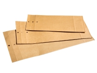 Prøvepose D15 brun 120x275 mm u/rude (250 stk.)
