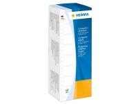 HERMA Computer labels - Papper - matt - permanent självhäftande - perforerad - vit - 101.6 x 48.4 mm 3000 etikett (er) löpande z-vikta etiketter