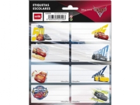 Cars Cars - Stickers for a notebook or a book (16 pcs.)