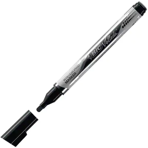 BiC Velleda Whiteboardpenna Velleda® medelfin kulspets, svart